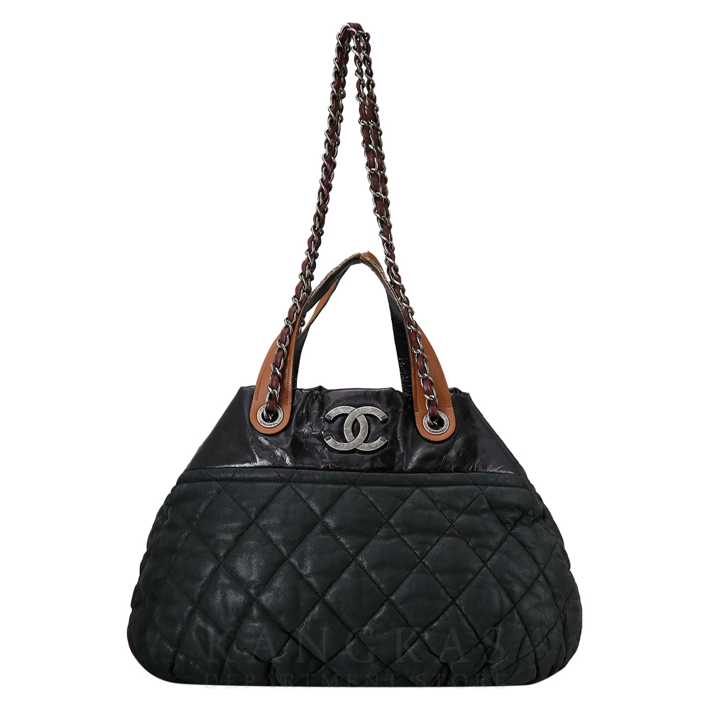 CHANEL(USED) 샤넬 시즌 체인 토트 숄더백