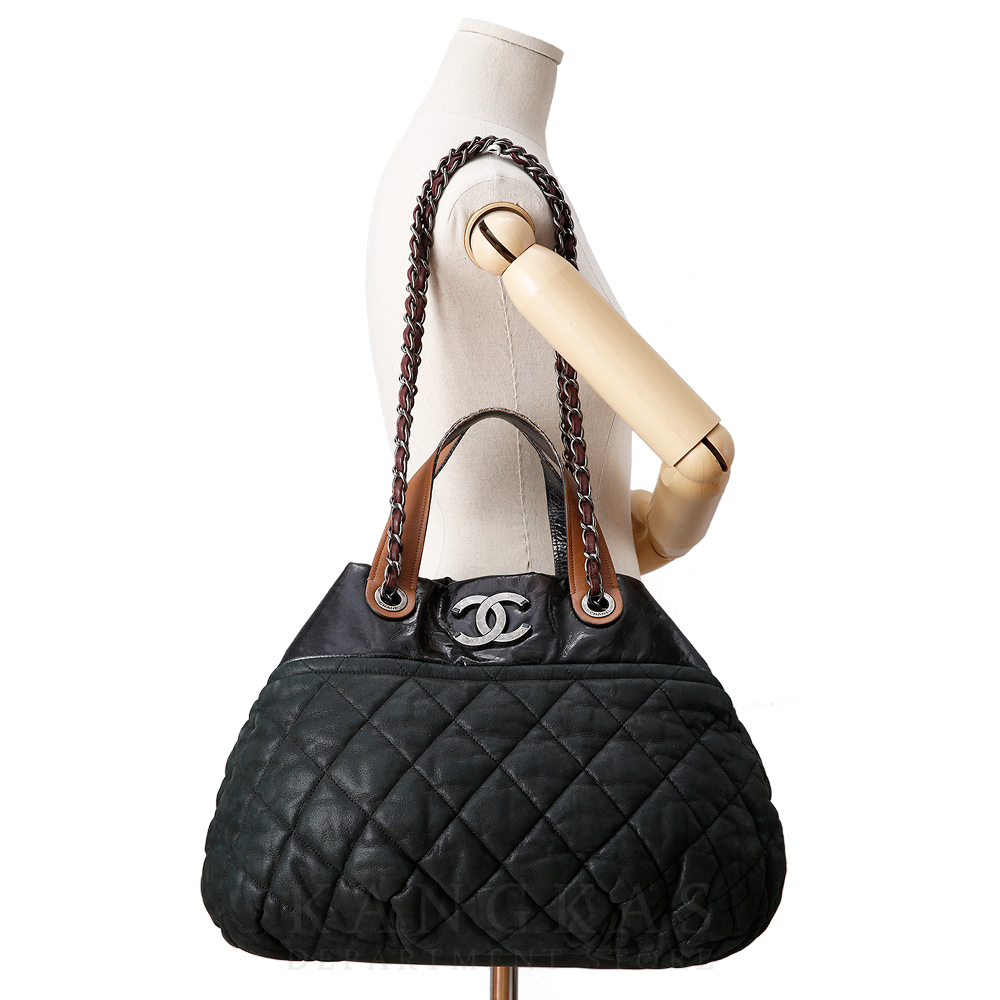 CHANEL(USED) 샤넬 시즌 체인 토트 숄더백