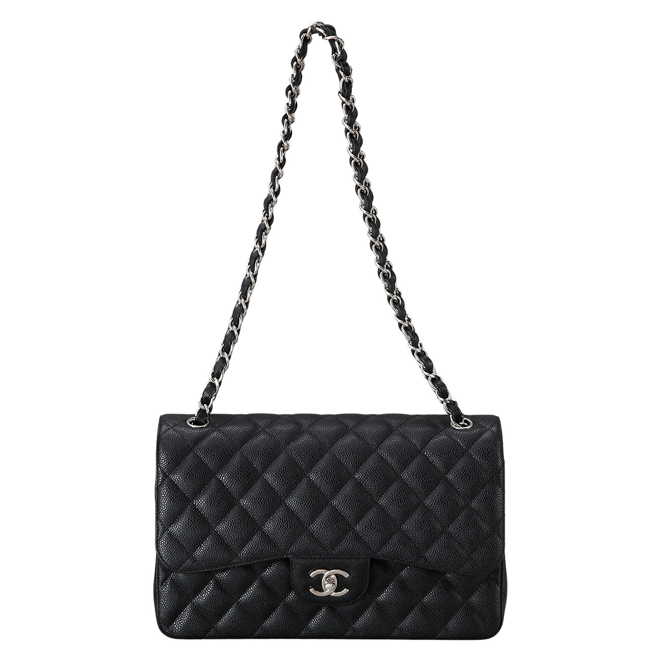 CHANEL(USED)샤넬 클래식 캐비어 점보