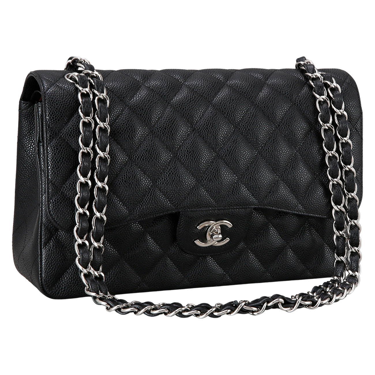 CHANEL(USED)샤넬 클래식 캐비어 점보