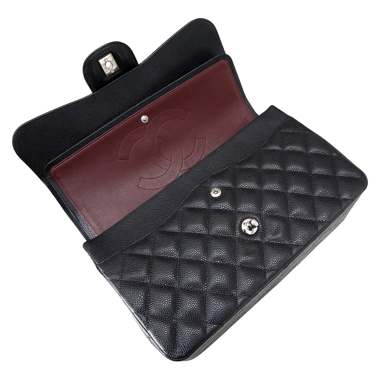 CHANEL(USED)샤넬 클래식 캐비어 점보