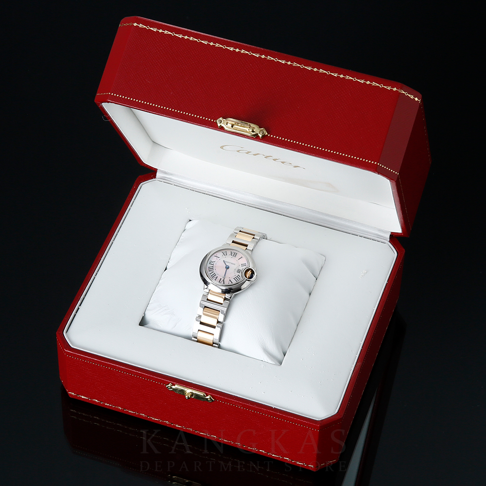 CARTIER(USED)까르띠에 발롱블루 콤비28