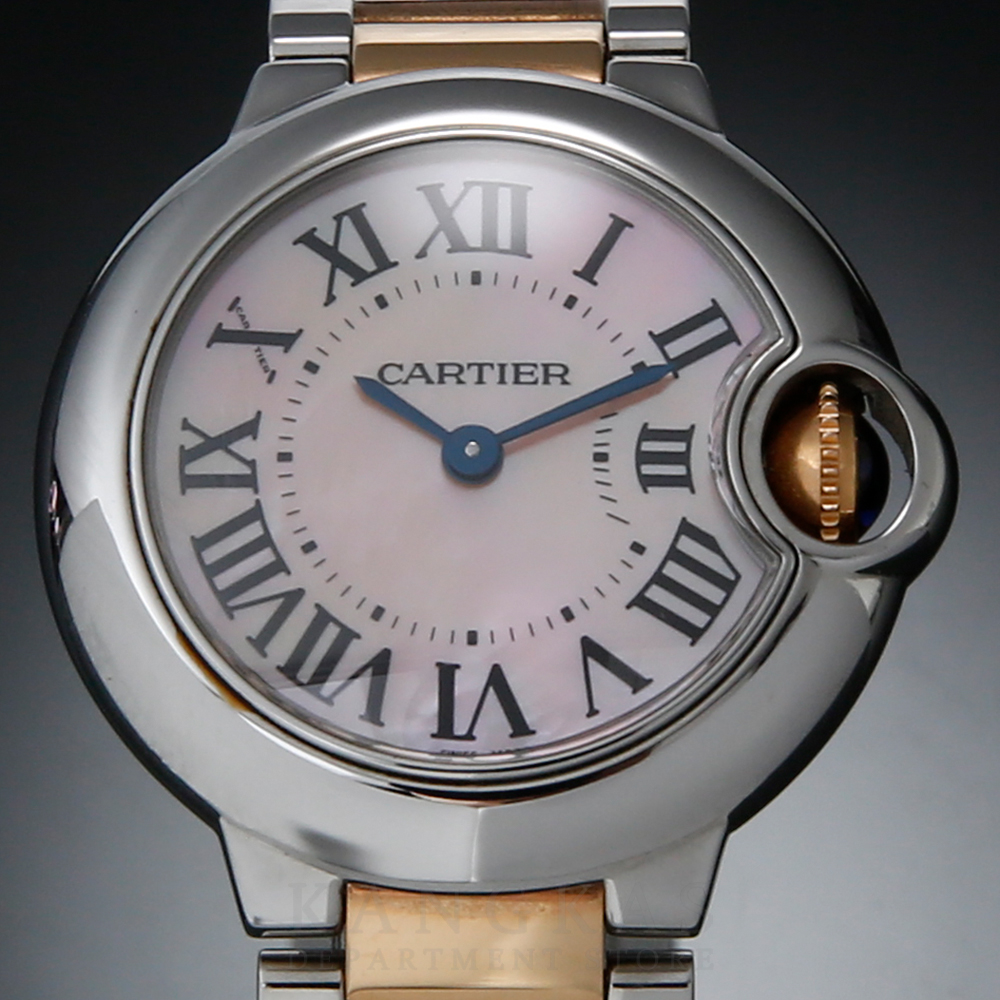 CARTIER(USED)까르띠에 발롱블루 콤비28