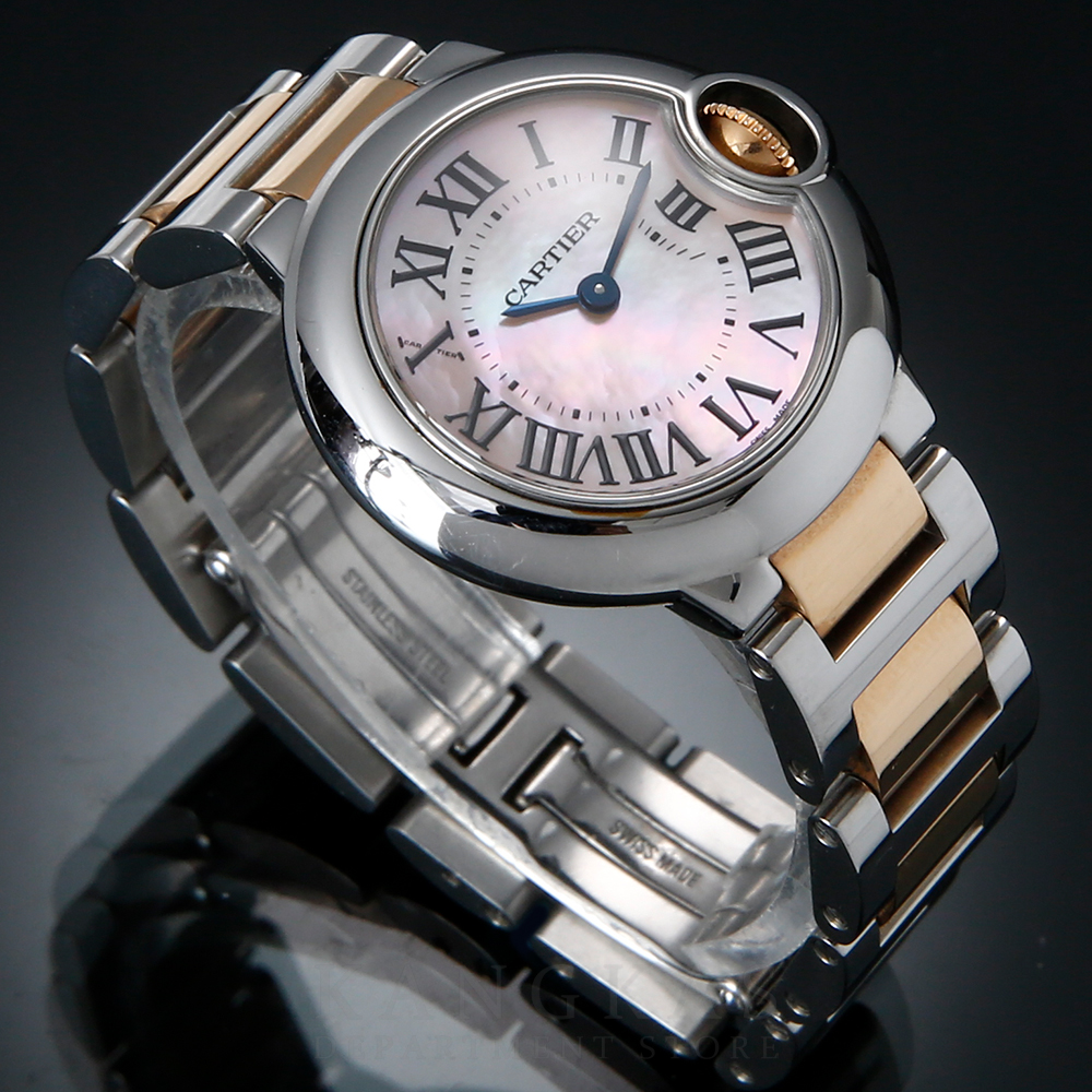 CARTIER(USED)까르띠에 발롱블루 콤비28