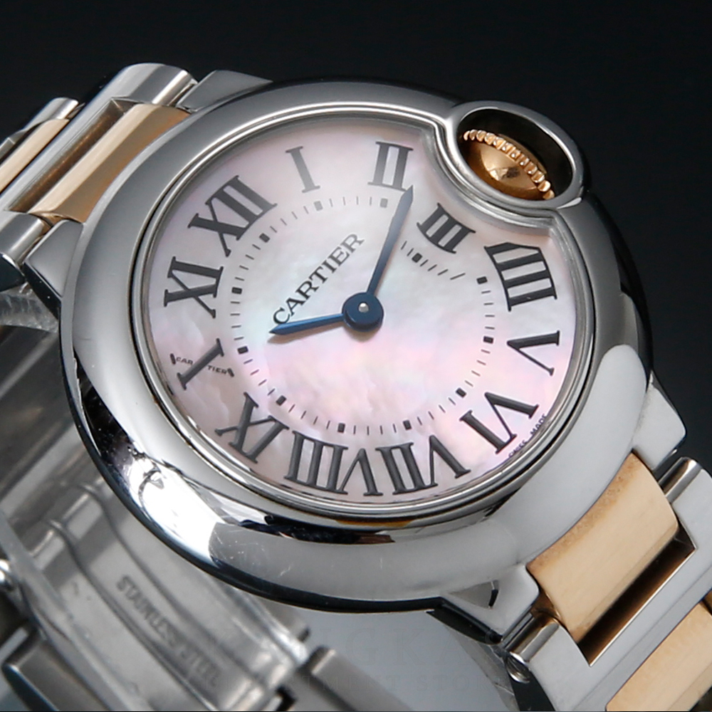 CARTIER(USED)까르띠에 발롱블루 콤비28