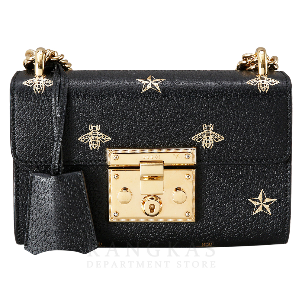 GUCCI(USED)구찌 골드비 패드락 체인 숄더백 432182