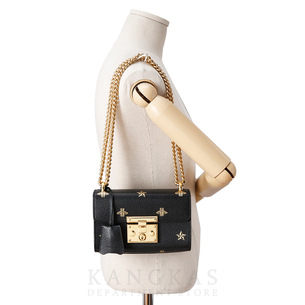 GUCCI(USED)구찌 골드비 패드락 체인 숄더백 432182