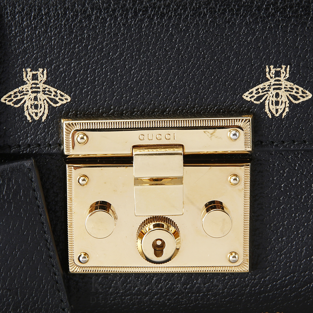 GUCCI(USED)구찌 골드비 패드락 체인 숄더백 432182