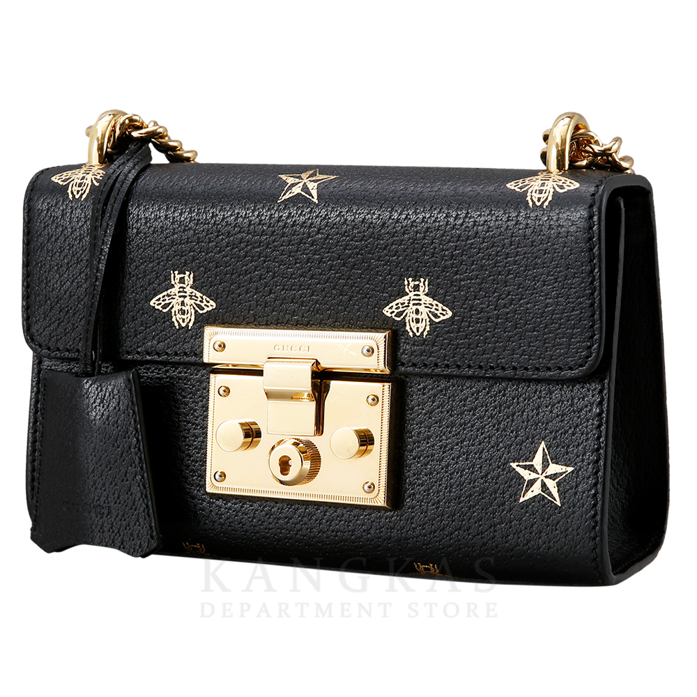 GUCCI(USED)구찌 골드비 패드락 체인 숄더백 432182