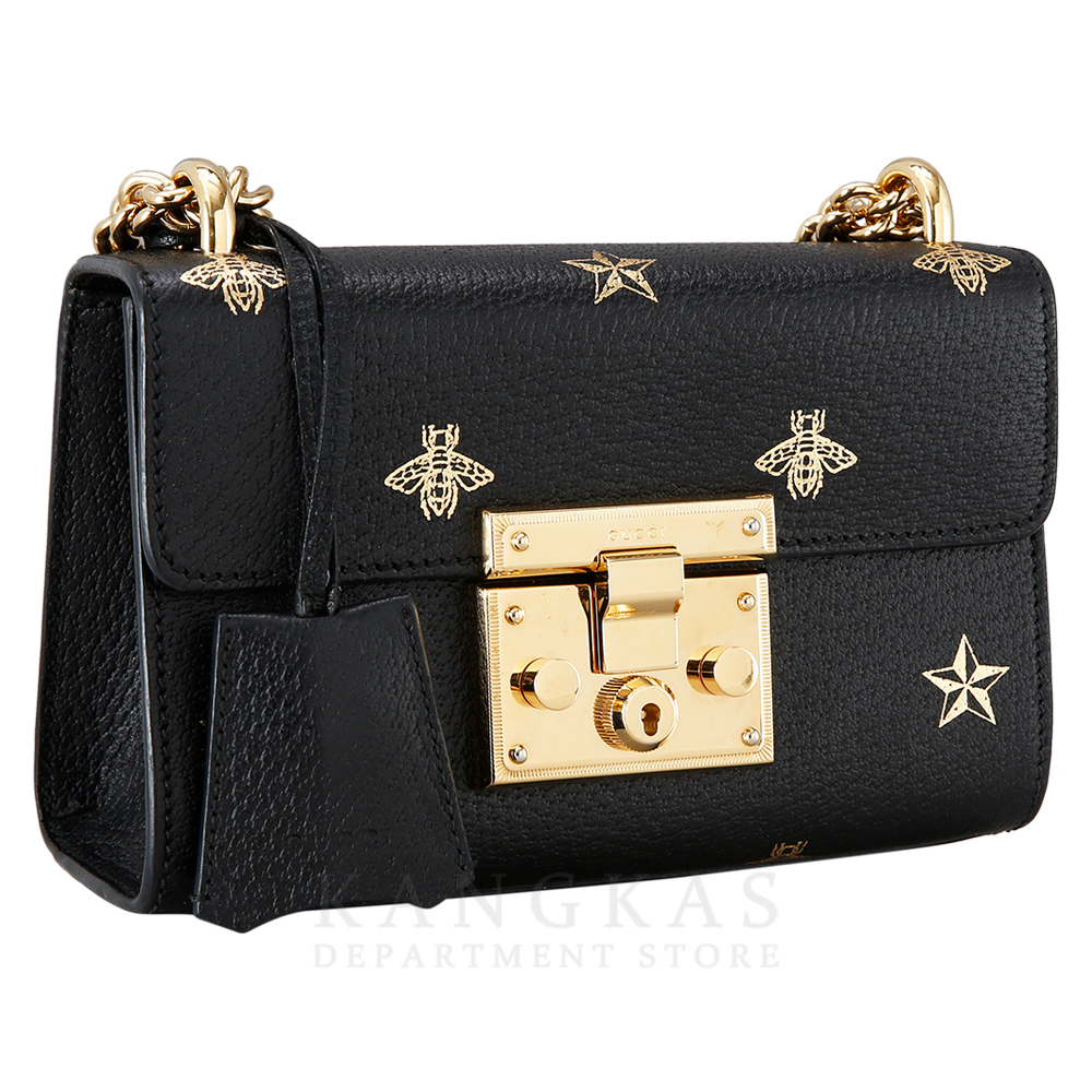 GUCCI(USED)구찌 골드비 패드락 체인 숄더백 432182