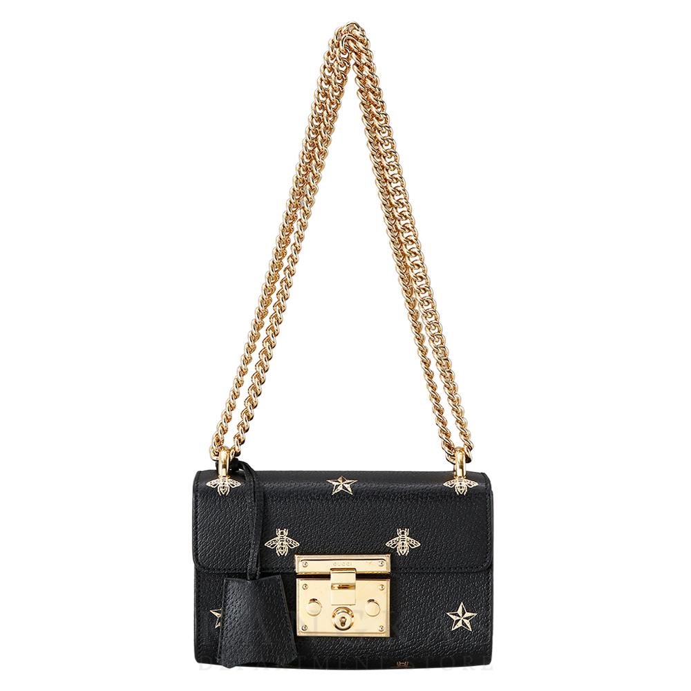 GUCCI(USED)구찌 골드비 패드락 체인 숄더백 432182