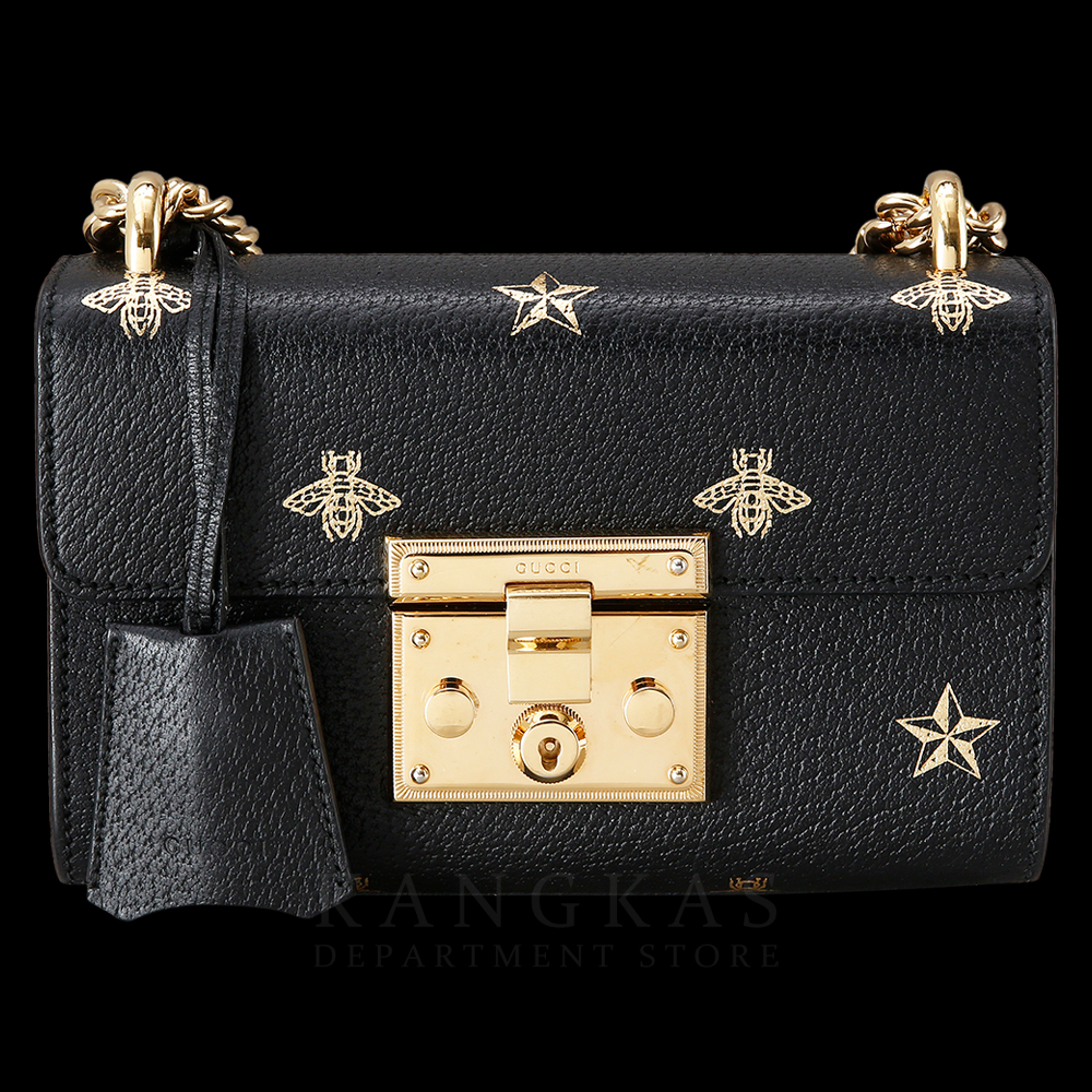 GUCCI(USED)구찌 골드비 패드락 체인 숄더백 432182