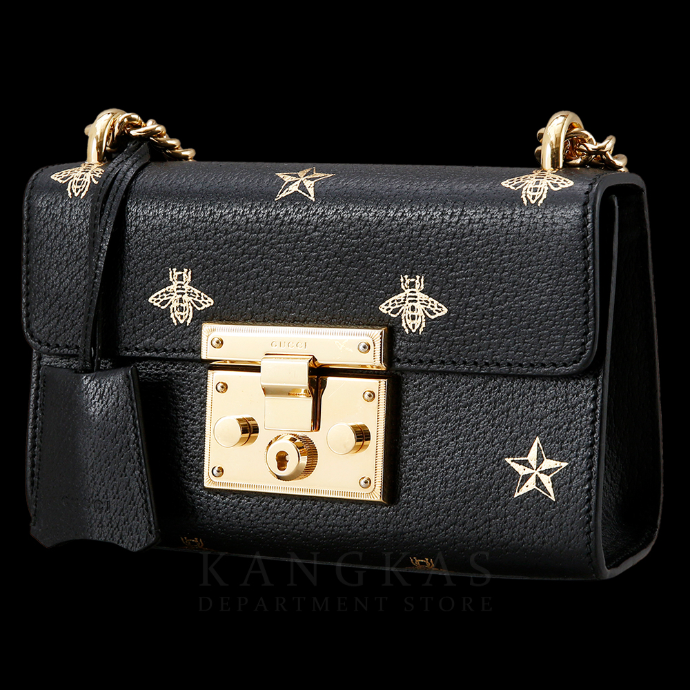GUCCI(USED)구찌 골드비 패드락 체인 숄더백 432182