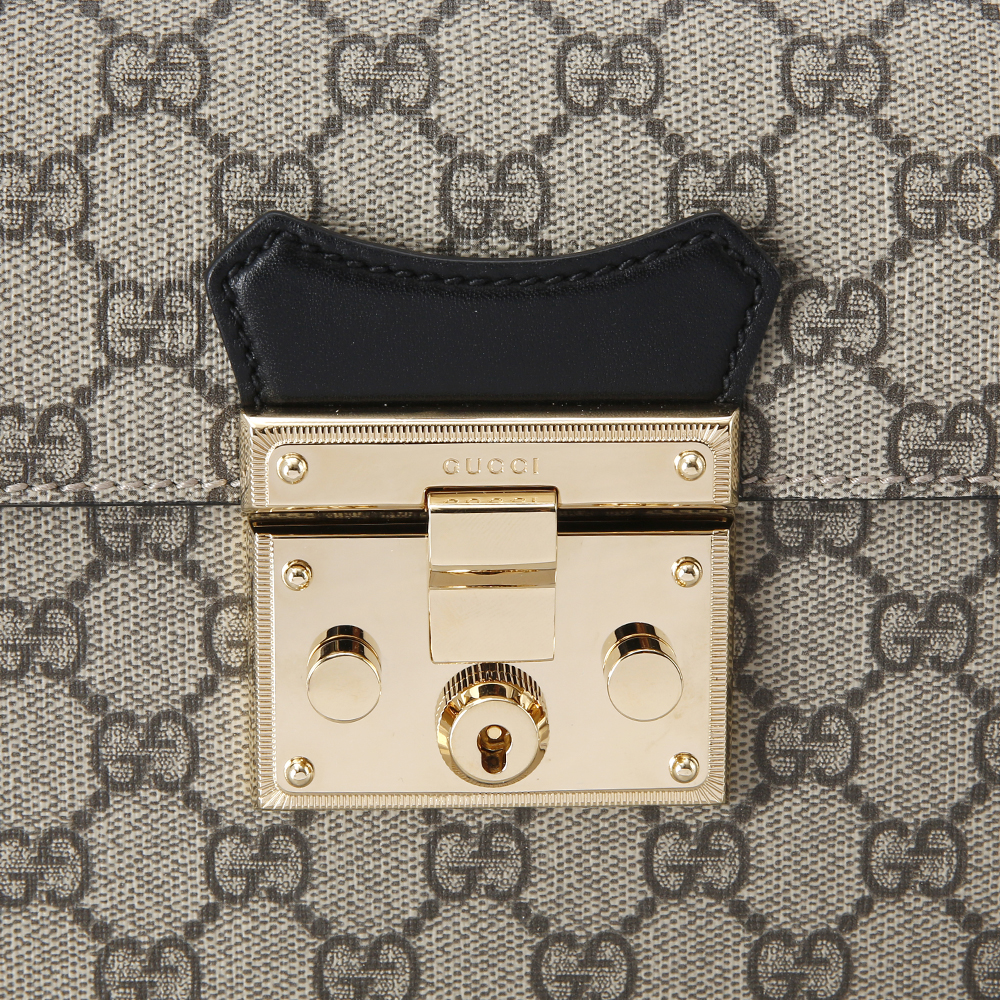 GUCCI(USED) 구찌 패드락 뱀부 숄더백