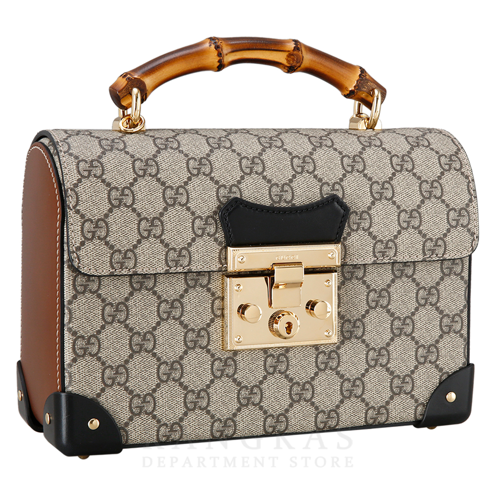 GUCCI(USED) 구찌 패드락 뱀부 숄더백