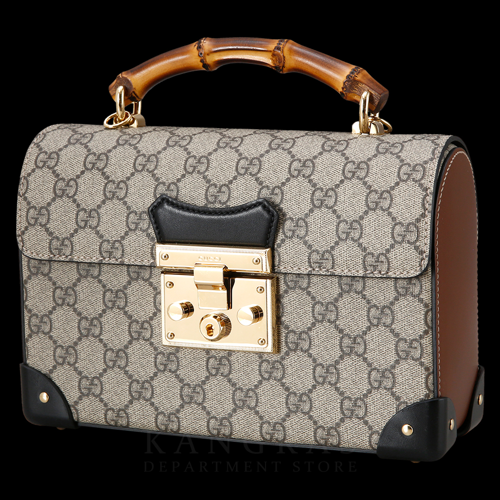 GUCCI(USED) 구찌 패드락 뱀부 숄더백