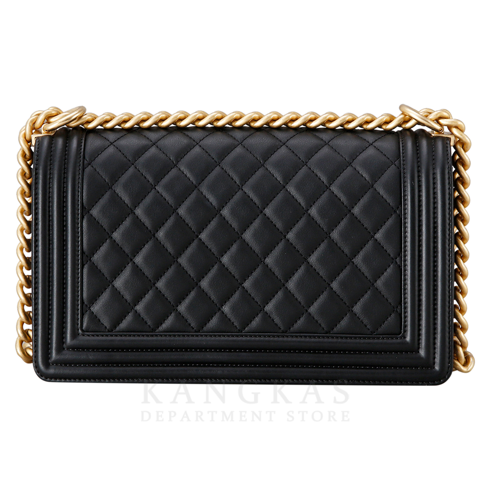 CHANEL(USED)샤넬 보이샤넬 카프스킨 미듐 블랙