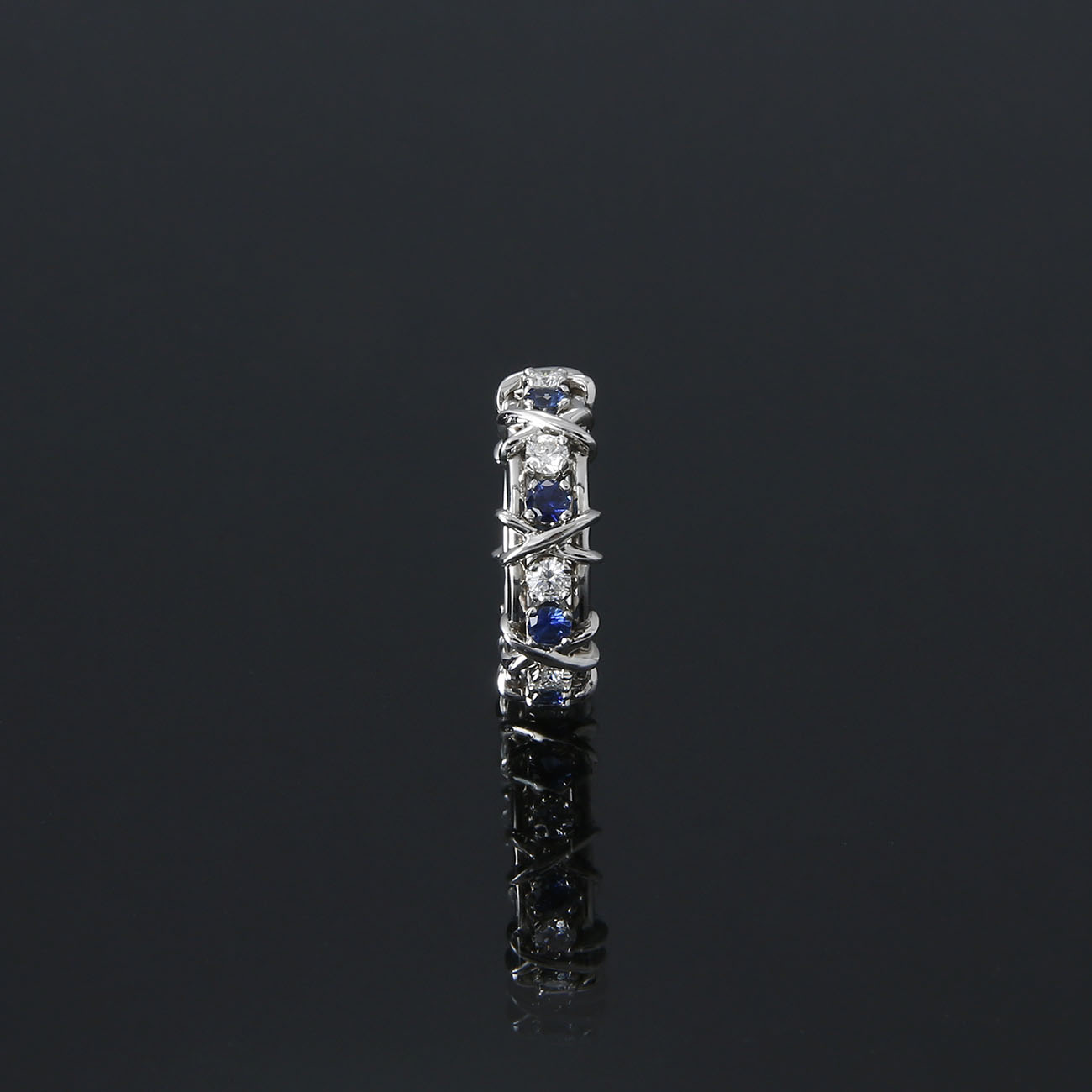 TIFFANY(USED)티파니 식스틴 스톤링49#