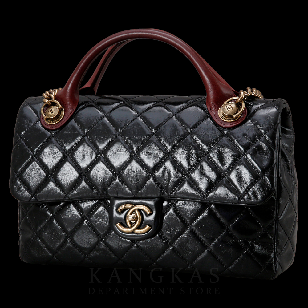 CHANEL(USED)샤넬 시즌 체인 탑핸들 숄더백