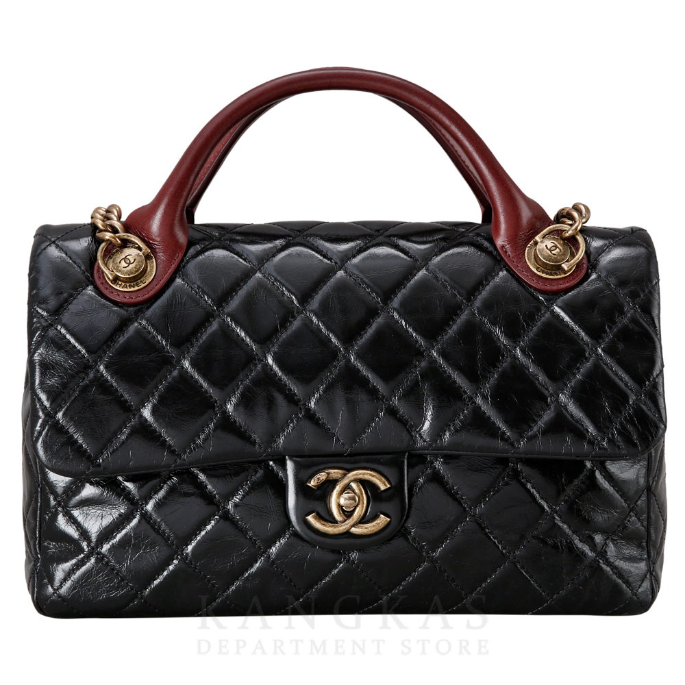 CHANEL(USED)샤넬 시즌 체인 탑핸들 숄더백