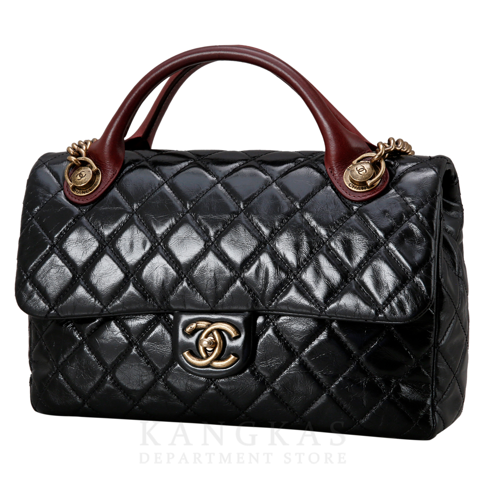 CHANEL(USED)샤넬 시즌 체인 탑핸들 숄더백