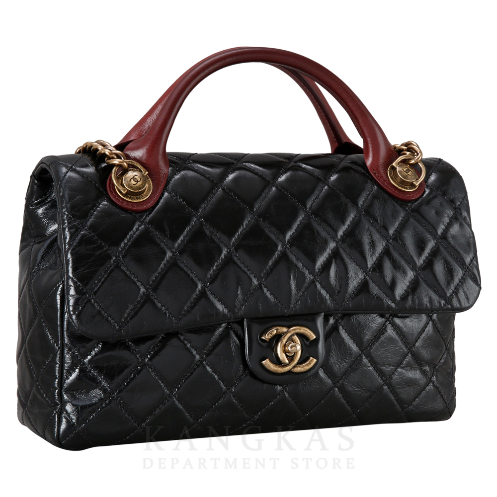 CHANEL(USED)샤넬 시즌 체인 탑핸들 숄더백