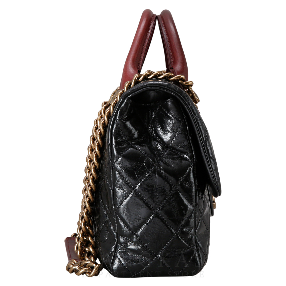 CHANEL(USED)샤넬 시즌 체인 탑핸들 숄더백