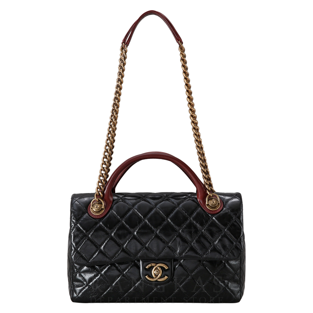 CHANEL(USED)샤넬 시즌 체인 탑핸들 숄더백