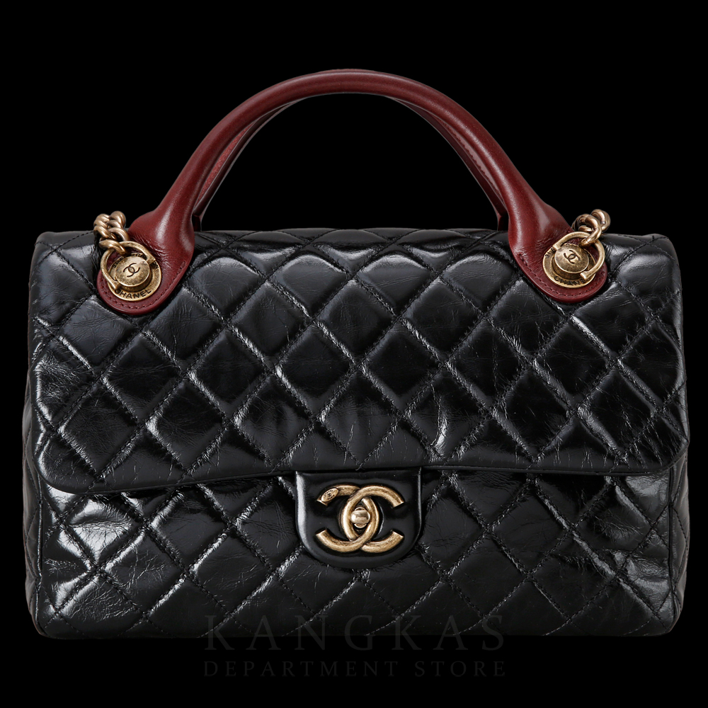 CHANEL(USED)샤넬 시즌 체인 탑핸들 숄더백