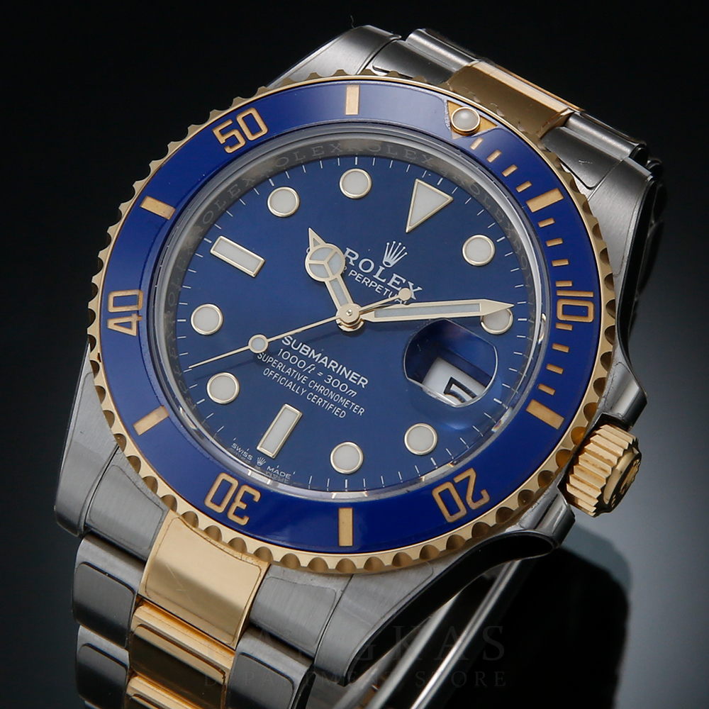 ROLEX(USED)로렉스 서브마리너 콤비 청판 126613LB