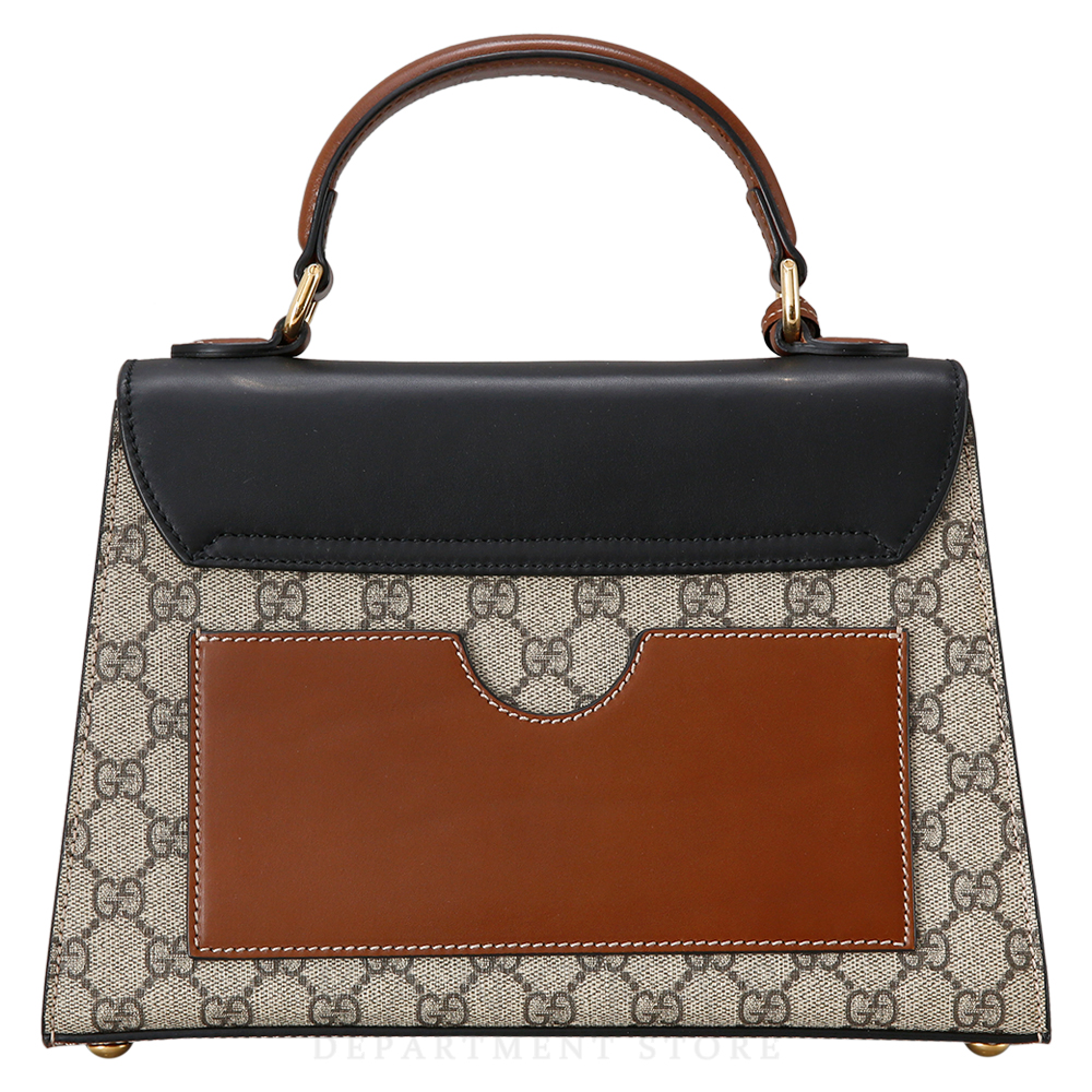 GUCCI(USED)구찌 GG로고 수프림 패드락 탑 핸들백