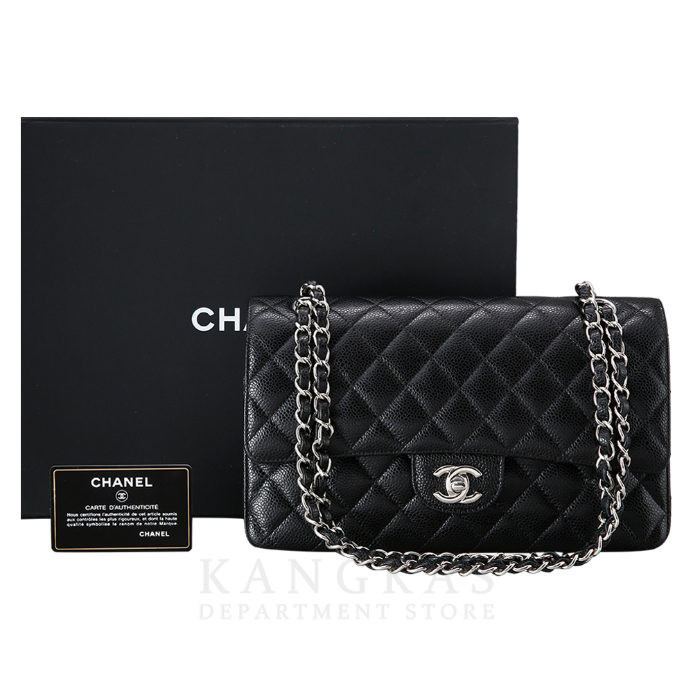 CHANEL(USED)샤넬 클래식 캐비어 미듐