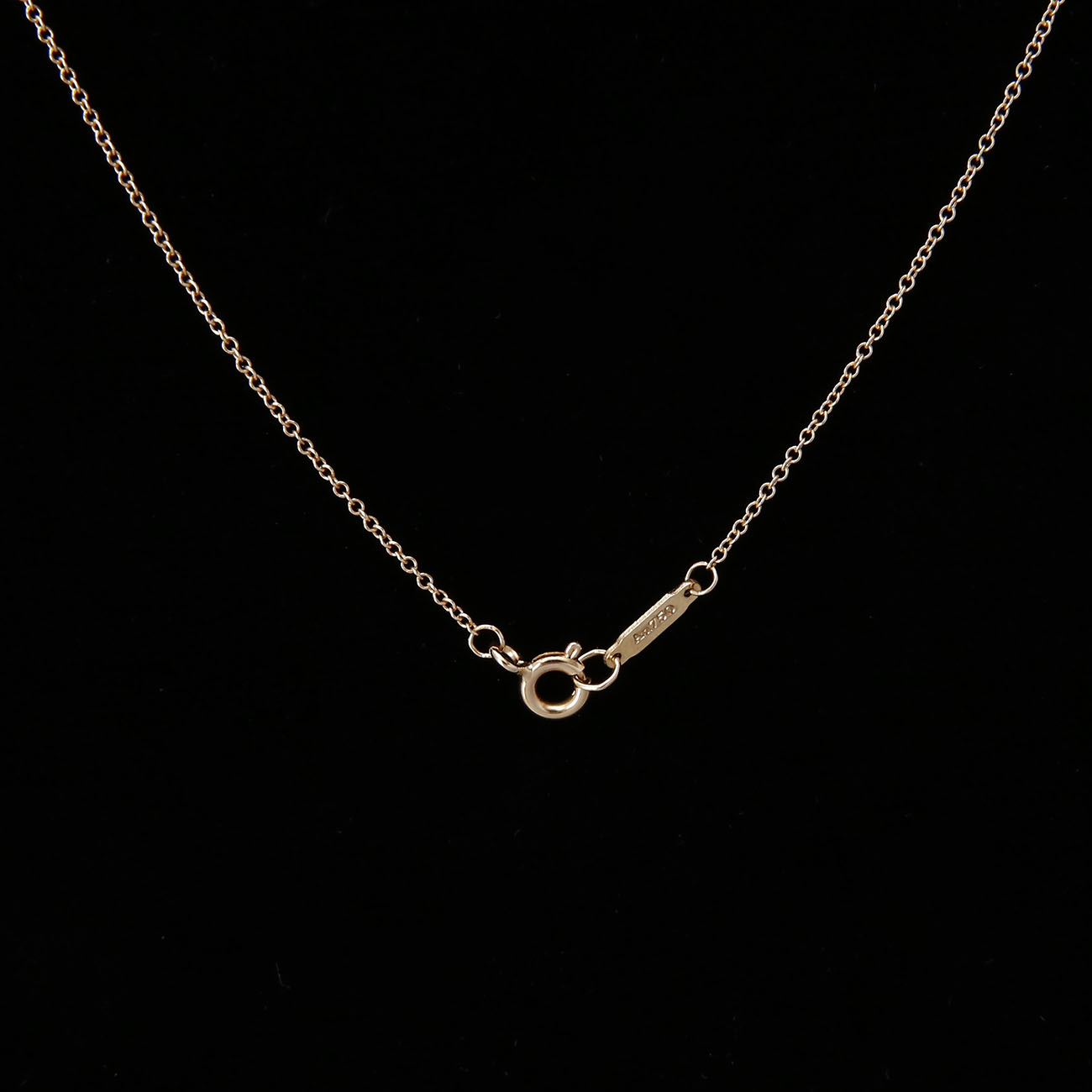TIFFANY(USED)티파니 T 스마일 펜던트 네크리스