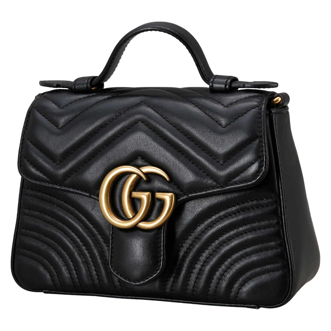 GUCCI(USED)구찌 547260 GG마몽 마틀라세 탑 핸들백