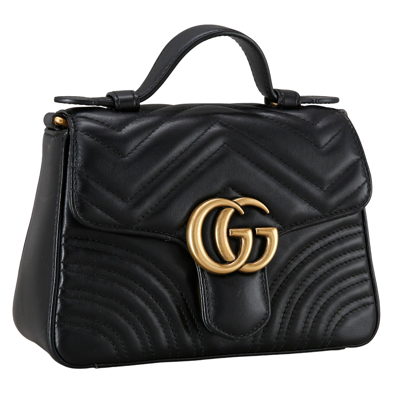 GUCCI(USED)구찌 547260 GG마몽 마틀라세 탑 핸들백