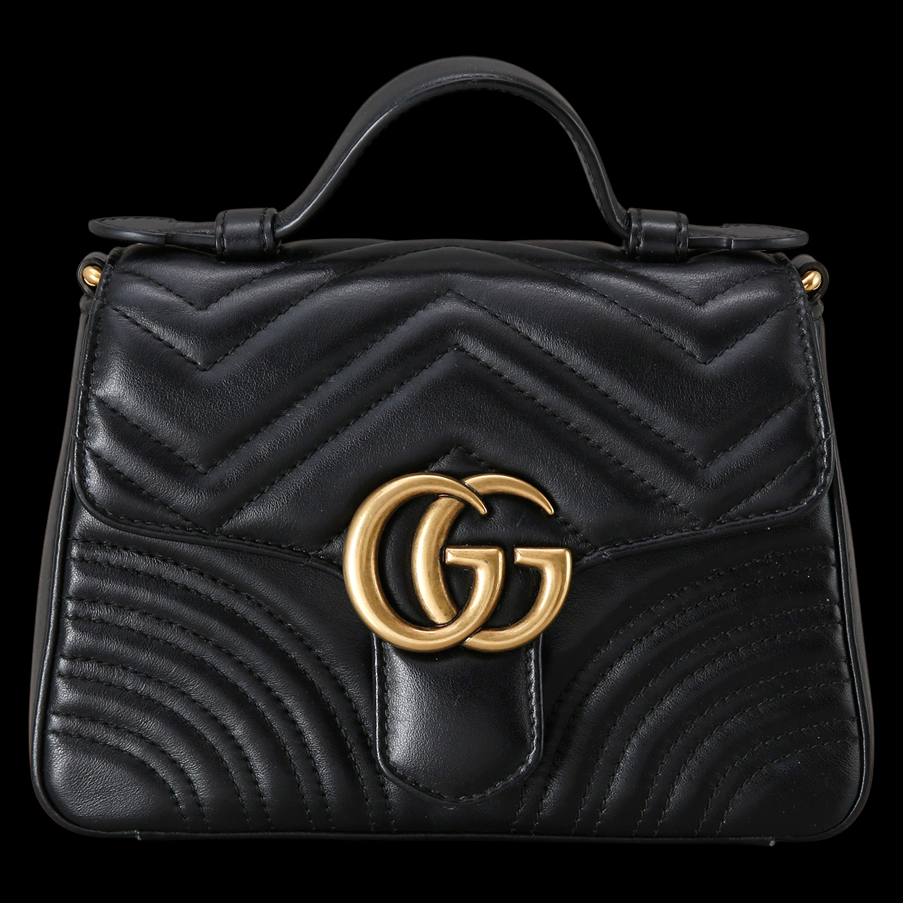 GUCCI(USED)구찌 547260 GG마몽 마틀라세 탑 핸들백