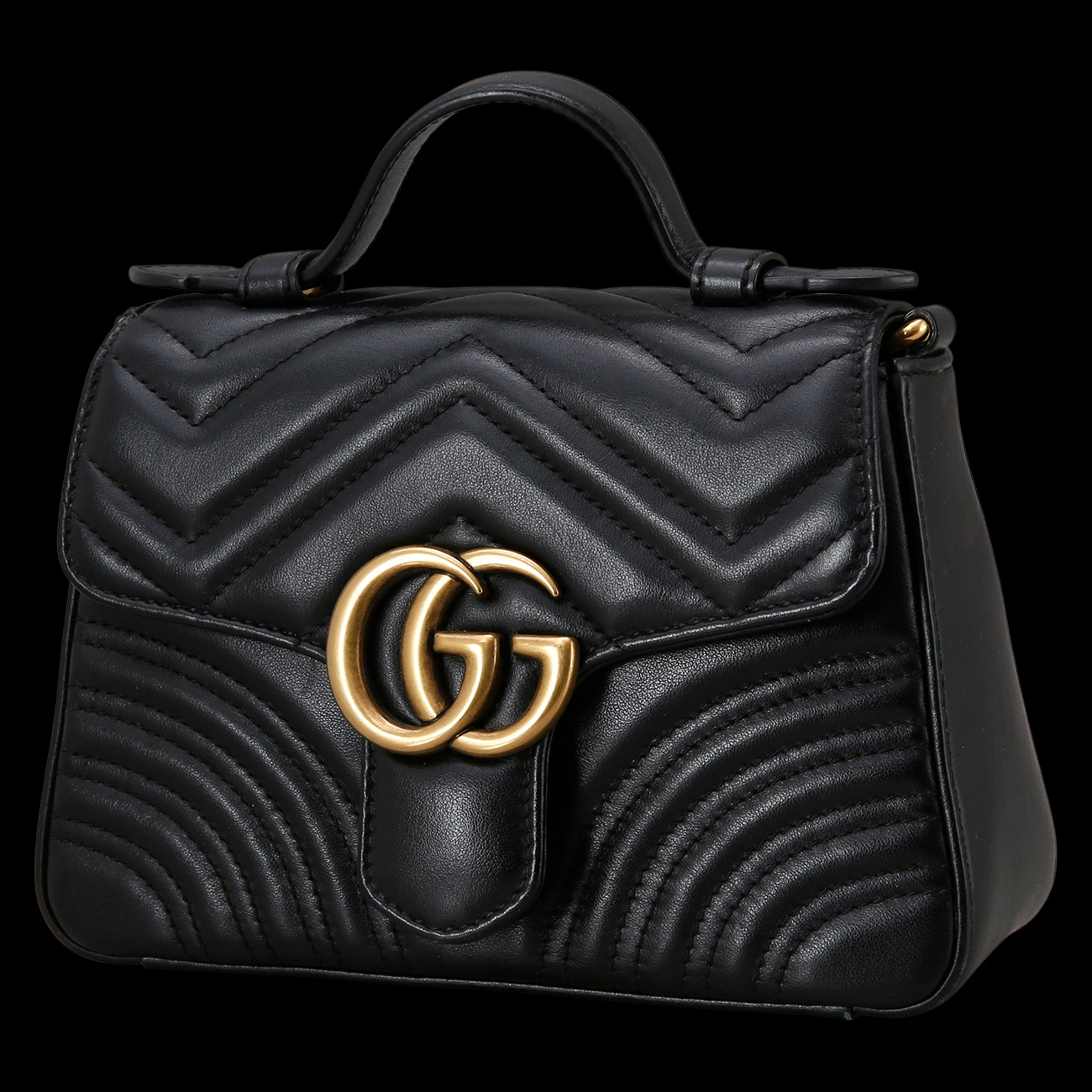 GUCCI(USED)구찌 547260 GG마몽 마틀라세 탑 핸들백