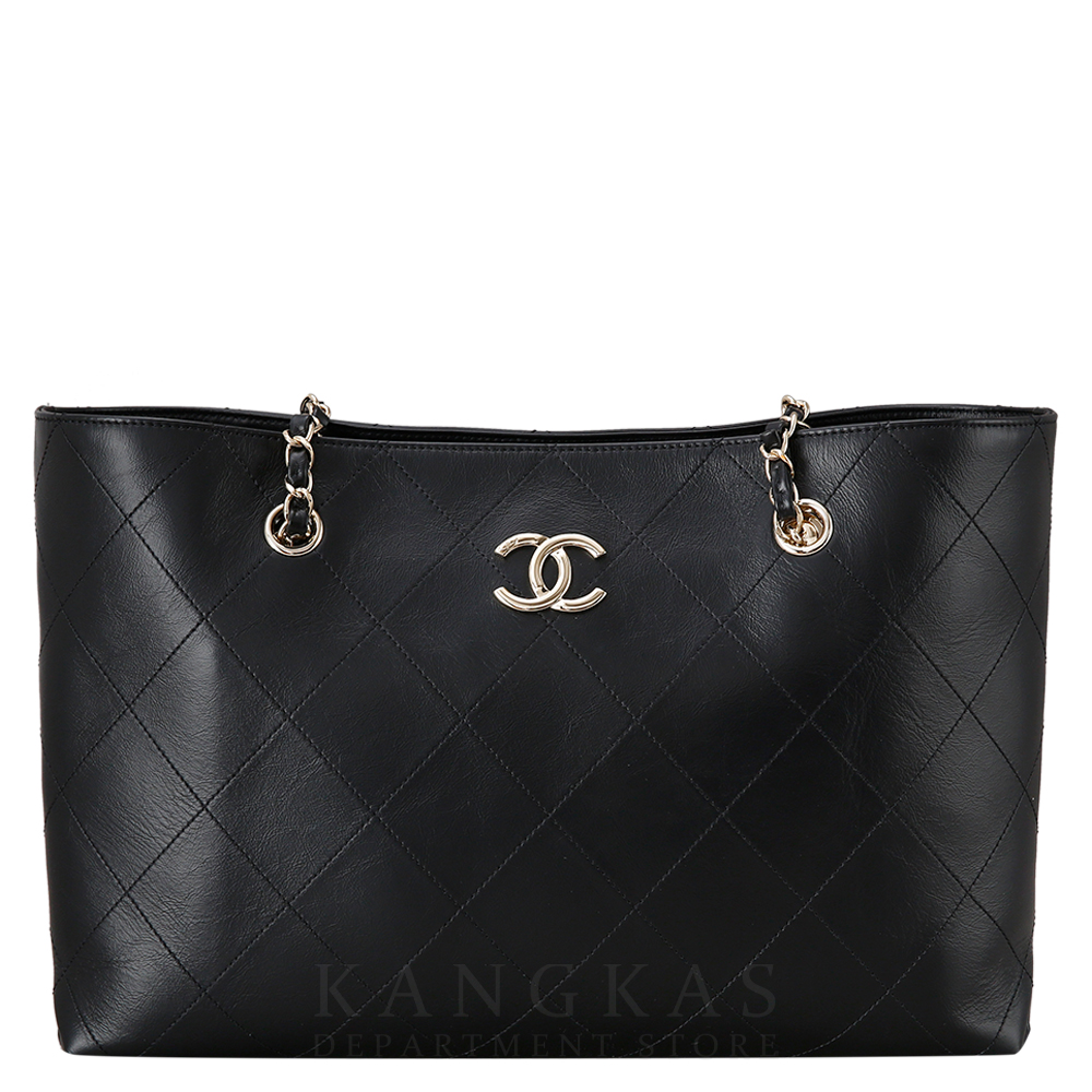 CHANEL(USED)샤넬 시즌 카프스킨 쇼퍼백