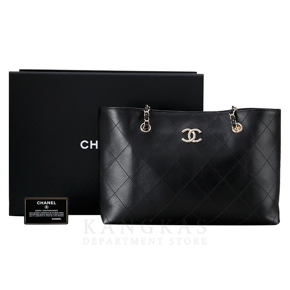 CHANEL(USED)샤넬 시즌 카프스킨 쇼퍼백