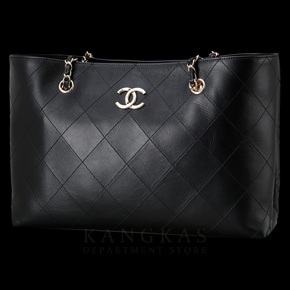 CHANEL(USED)샤넬 시즌 카프스킨 쇼퍼백