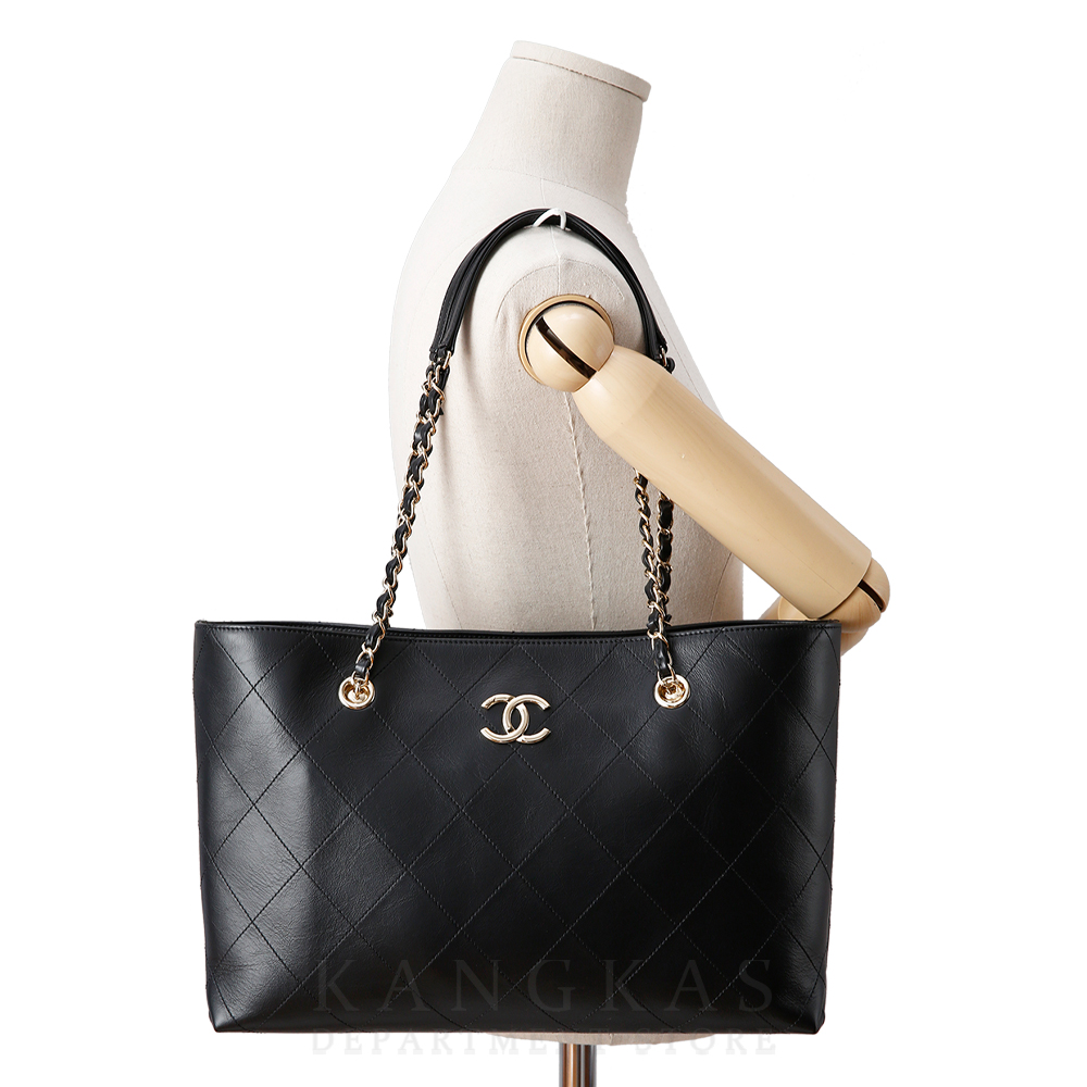 CHANEL(USED)샤넬 시즌 카프스킨 쇼퍼백
