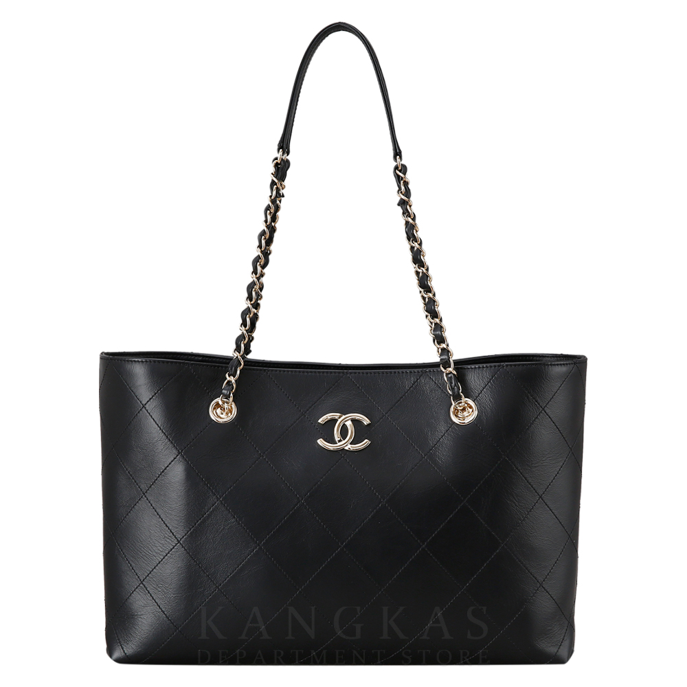 CHANEL(USED)샤넬 시즌 카프스킨 쇼퍼백