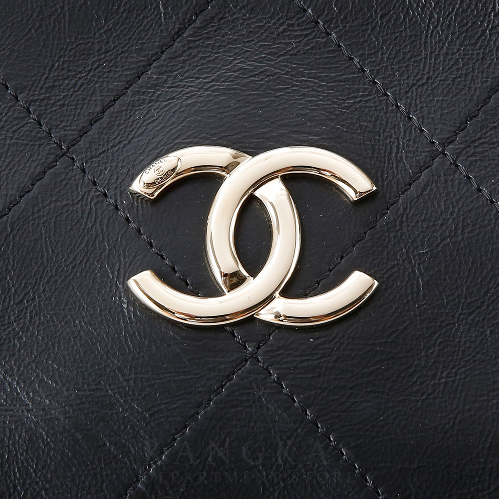 CHANEL(USED)샤넬 시즌 카프스킨 쇼퍼백