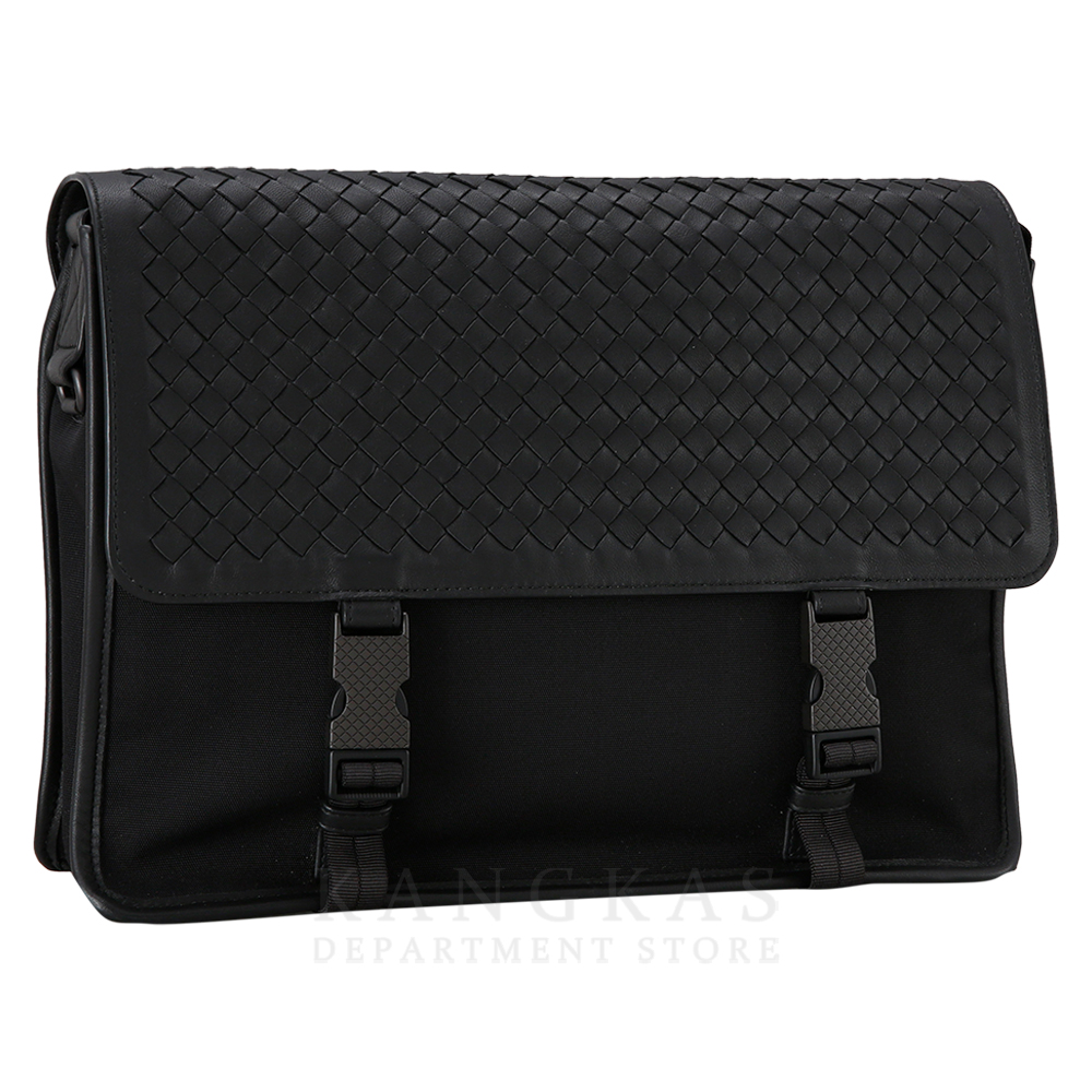 BOTTEGA VENETA(USED)보테가베네타 인트레치아토 플랩 나일론 메신저백