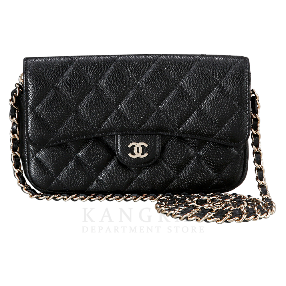 CHANEL(USED)샤넬 시즌 캐비어 투웨이 WOC