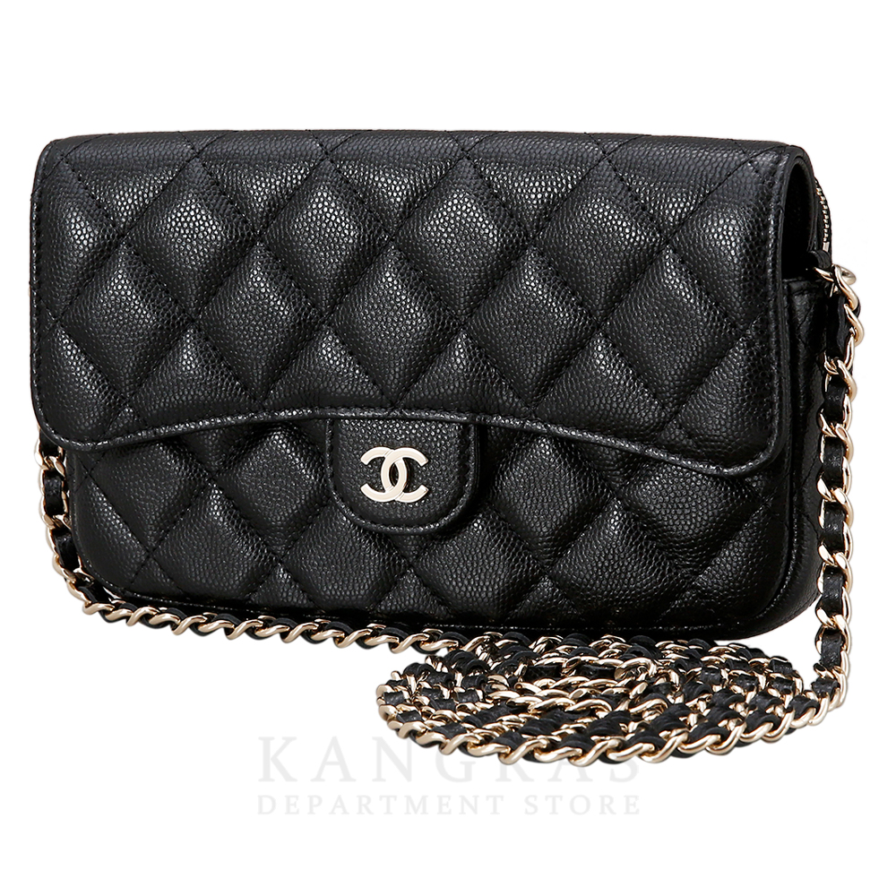 CHANEL(USED)샤넬 시즌 캐비어 투웨이 WOC