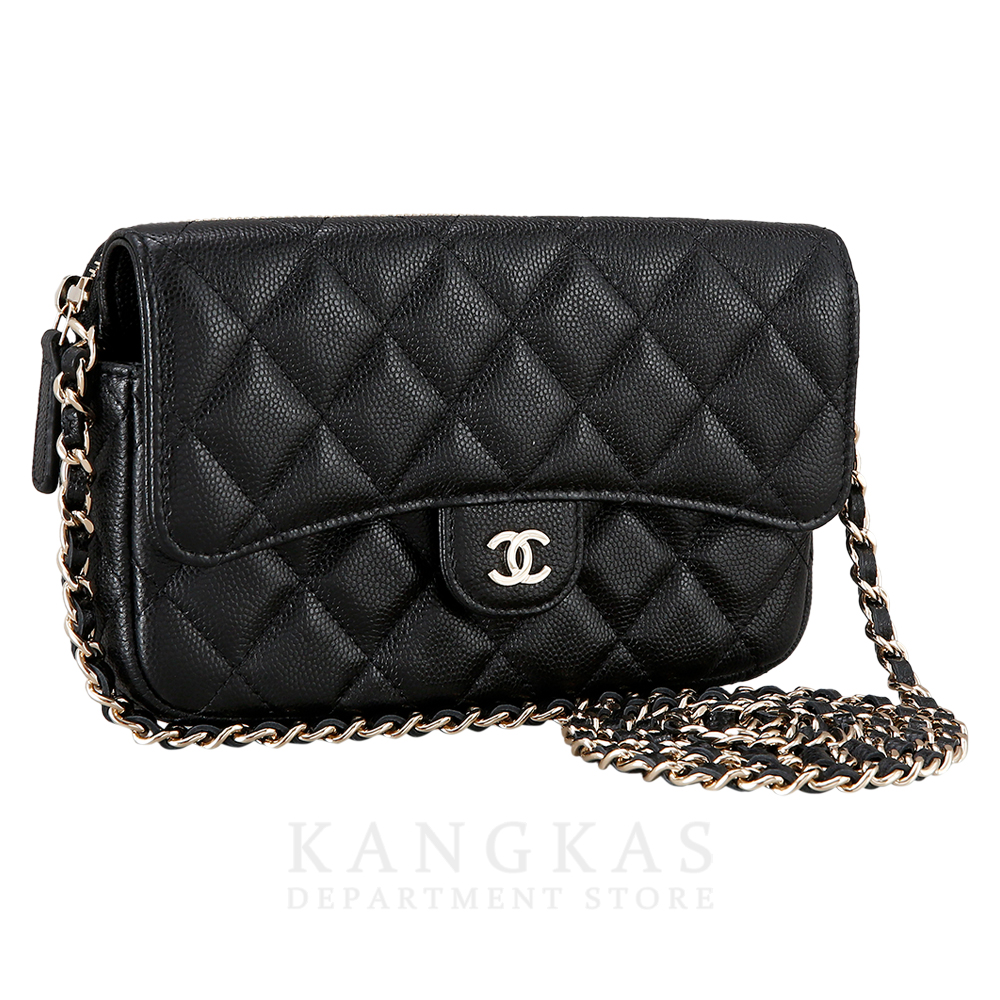 CHANEL(USED)샤넬 시즌 캐비어 투웨이 WOC