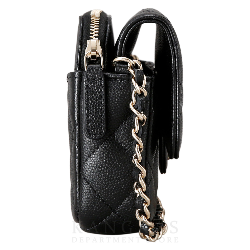 CHANEL(USED)샤넬 시즌 캐비어 투웨이 WOC