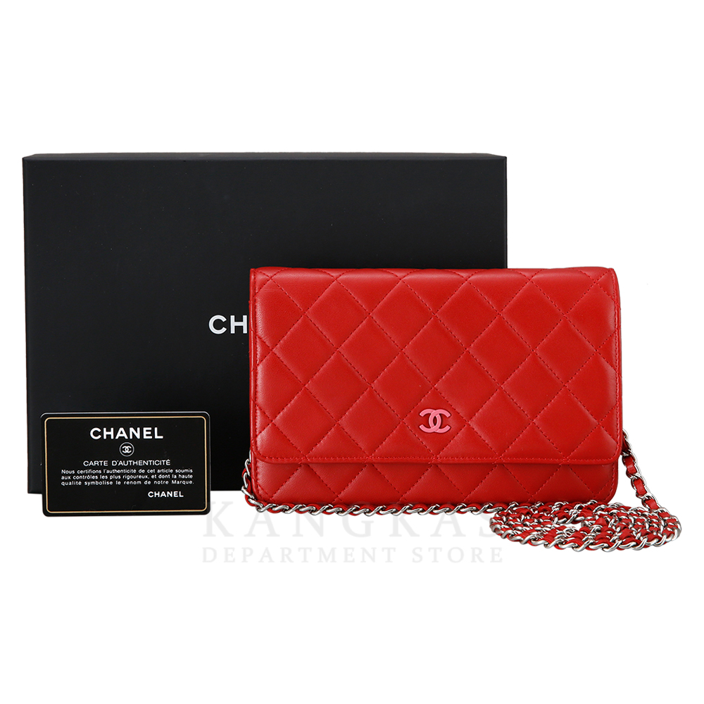 CHANEL(USED) 샤넬 클래식 램스킨 WOC