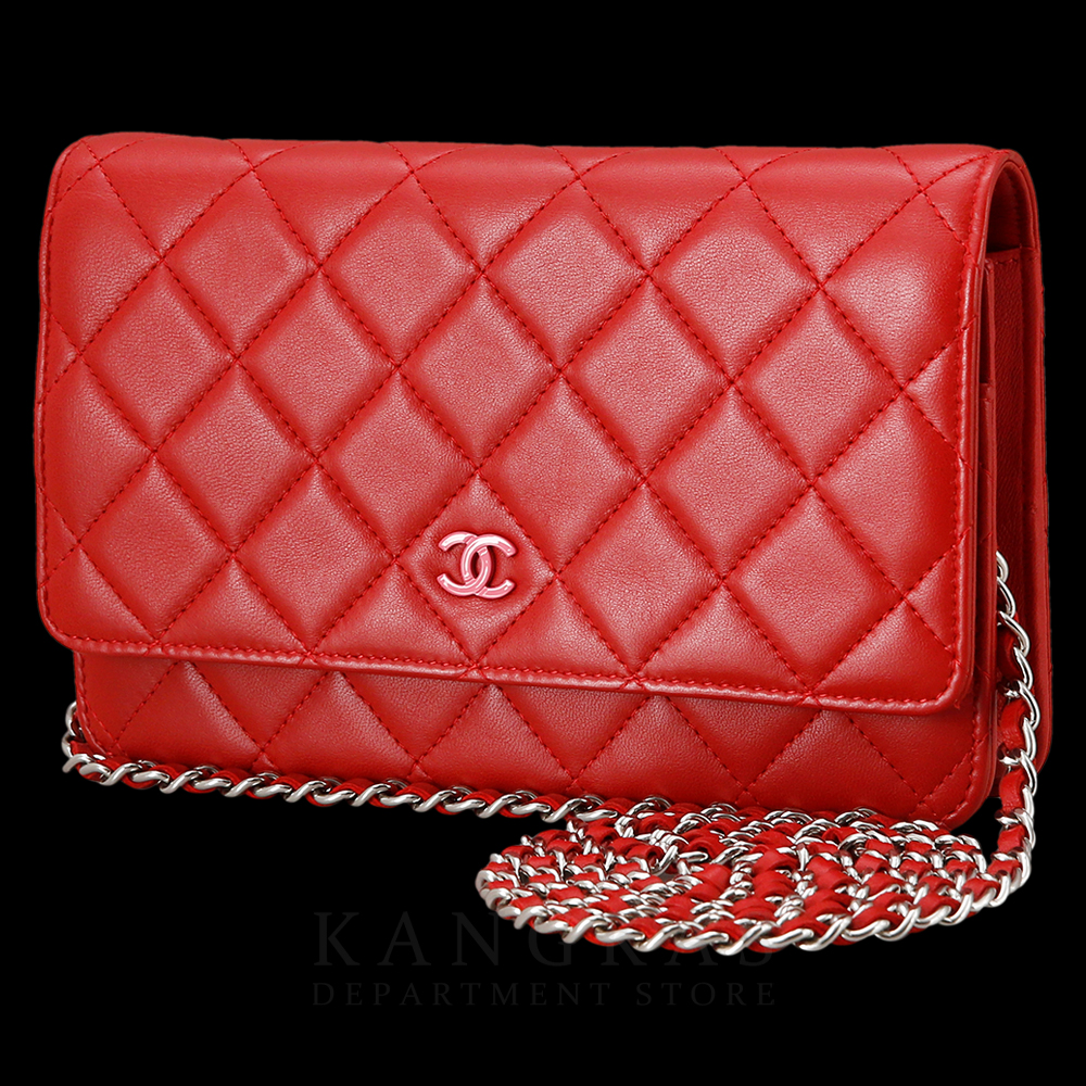 CHANEL(USED) 샤넬 클래식 램스킨 WOC